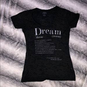 DREAM quote t shirt size large
